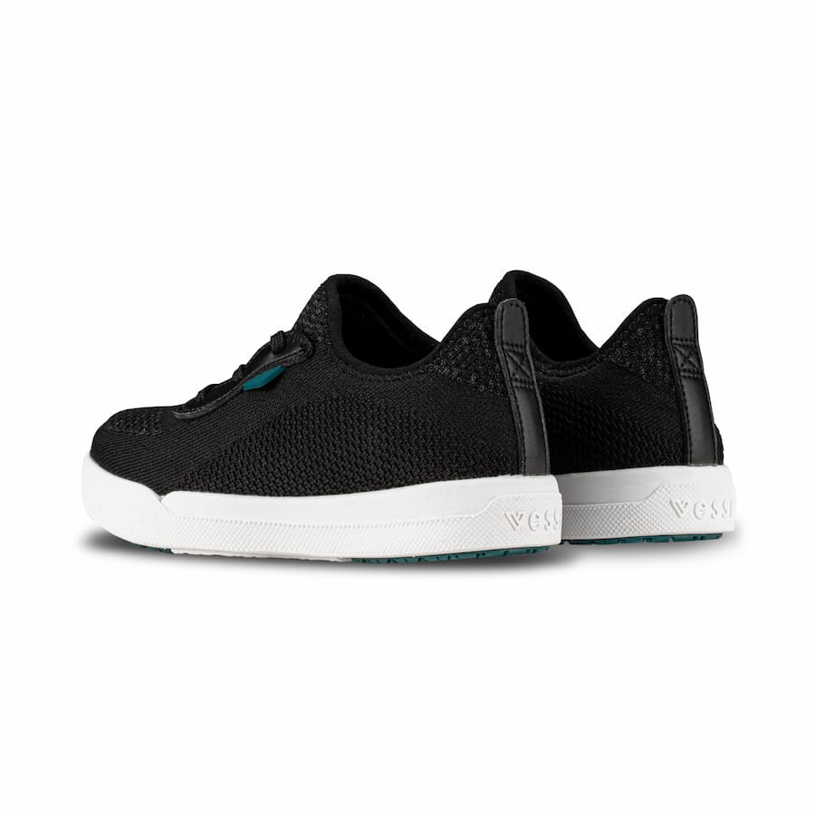 Vessi Weekend Sneakers Barn Svarta | WTCUBQ-869